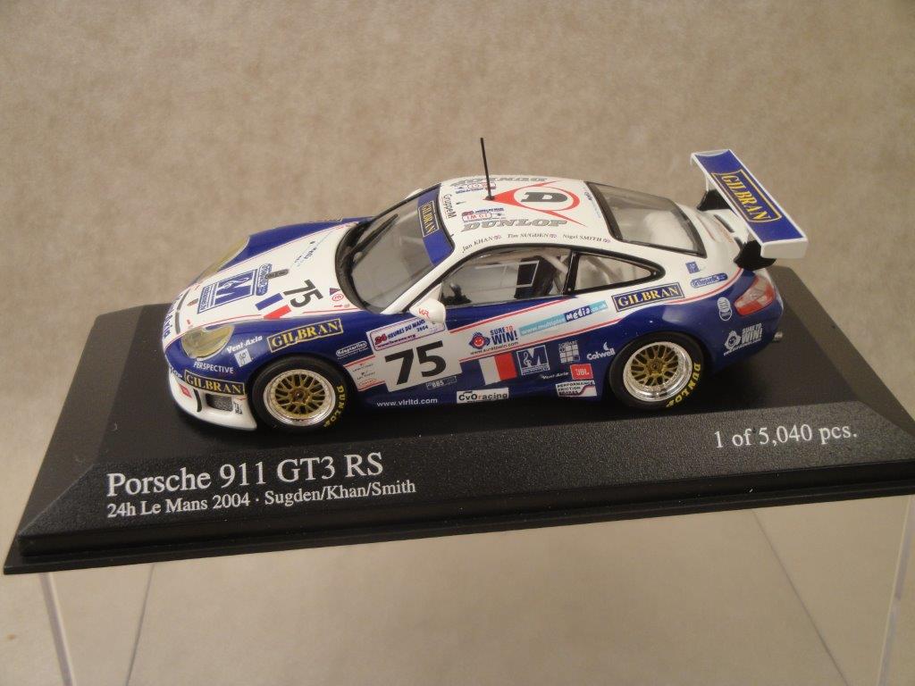 Porsche 911 GT3 RS #75 24h LeMans,  1:43  Minichamps 400046975