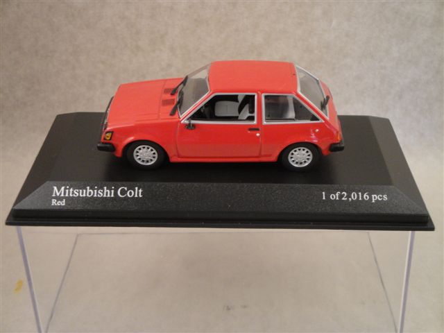 Mitsubishi Colt, rot,  1:43  Minichamps 400163501