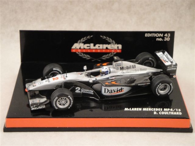 F1 Mercedes McLaren MP4/15  Coulthard  1:43  Minichamps 53000430