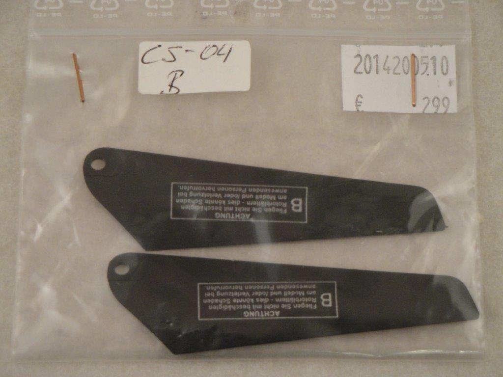 Rotorblätter B schwarz, MonsterTronic CS-04 Rotorblätter B schwarz, MonsterTronic CS-04