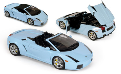 Lamborghini Gallardo Spider blau 1:18  Norev 1:18,  Norev 187951