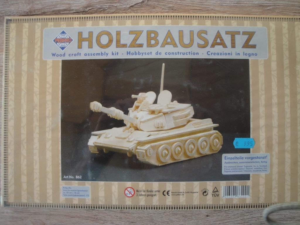 Holzbausatz Panzer, Pebaro 862