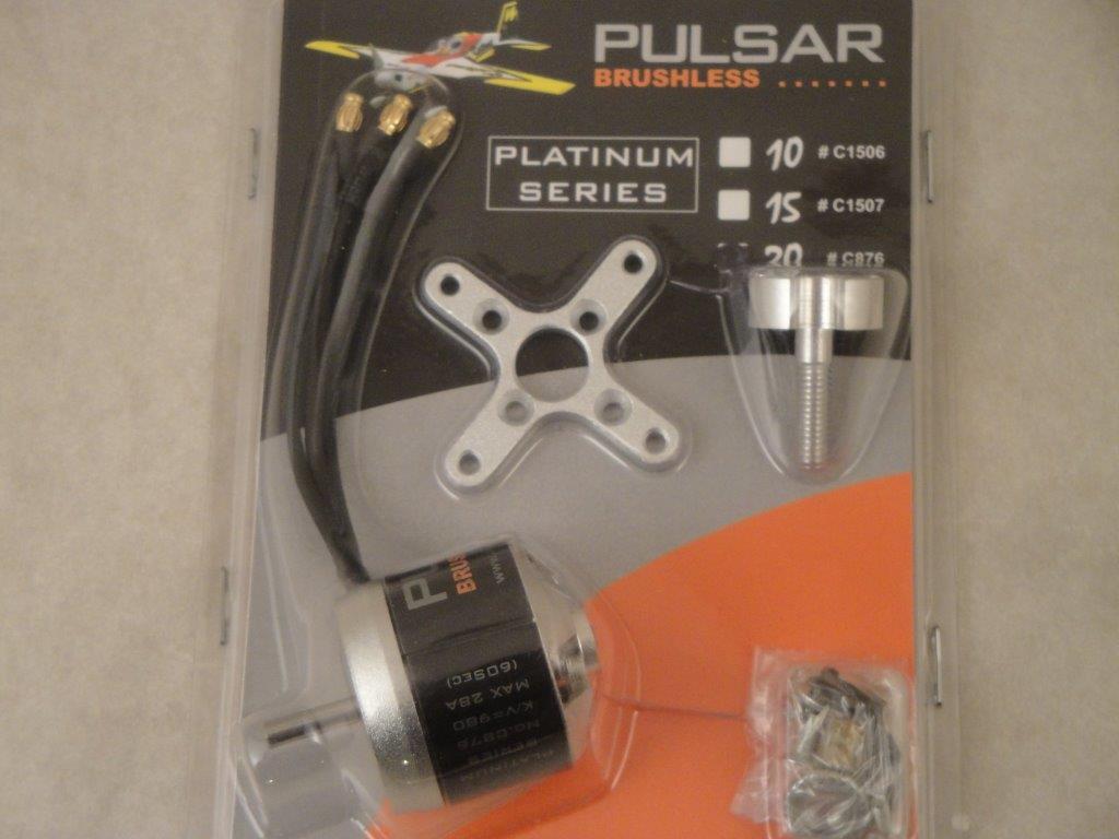 Pulsar 20, 28A, 350W, 8-12Z, 3-4LiPo,   Pichler C0876