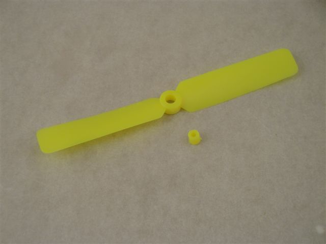 PWS 4x3" Klein-Propeller, gelb PWS 4x3" Klein-Propeller, gelb