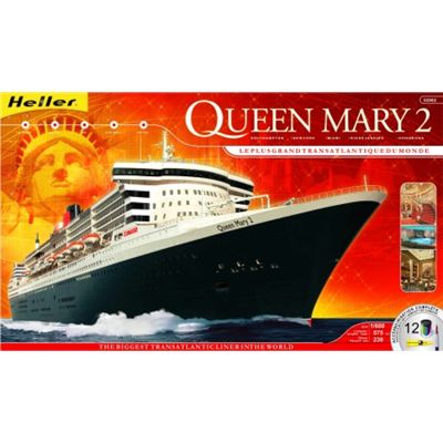 Queen Mary 2 Kit  1:600 Heller 52902