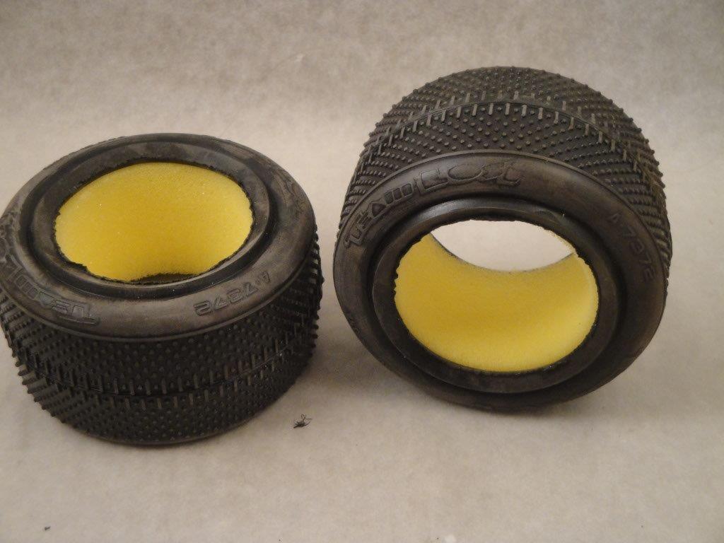 Reifen hinten, R 2.2 Taper Pin silber, XXX-4, Team Losi A7372S
