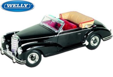 Mercedes Benz 300 S Cabrio '55 , schwarz   1:18 Welly 19859W