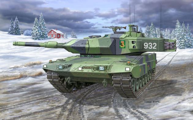 Strv 122A/122B Swedish Leopard 2  1:72 Revell 03199