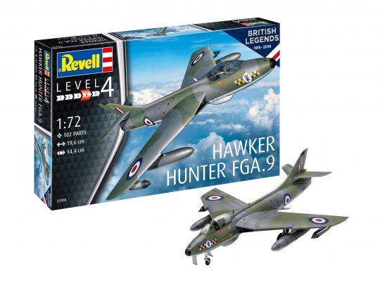 Hawker Hunter FGA  RAF 1:72  Revell 03908