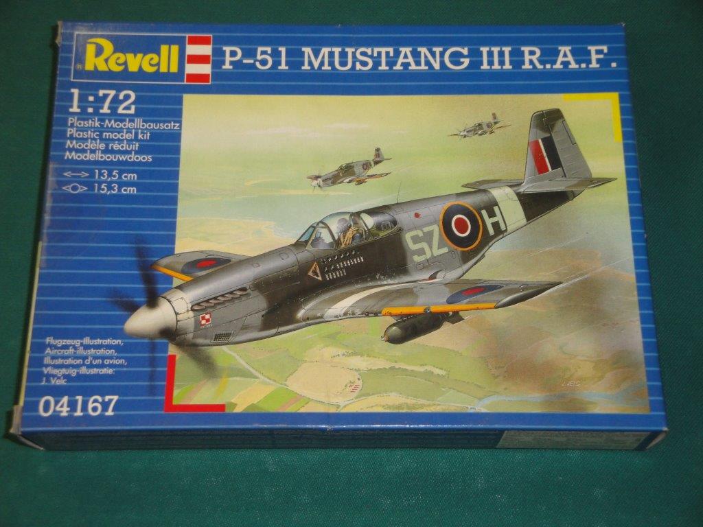 P-51 B Mustang III R.A.F.  1:72 Revell 04167