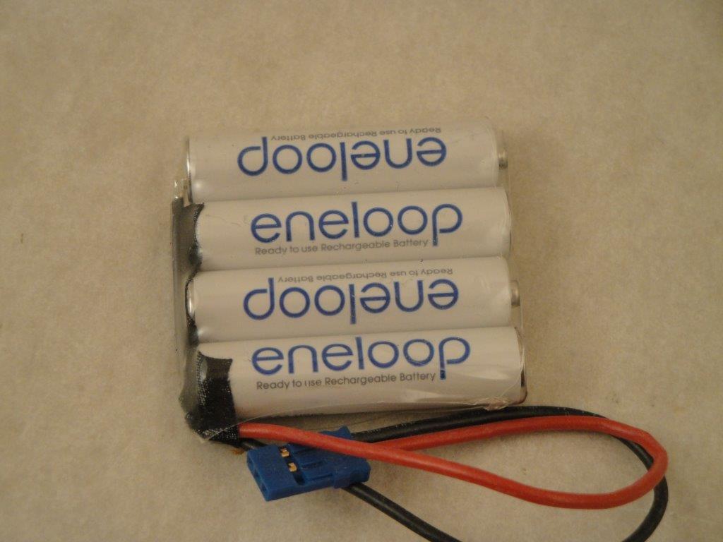 Empf�ngerakku 4/AAAR-Graupner 4,8V 800mAh eneloop, Sanyo HR-4UTG
