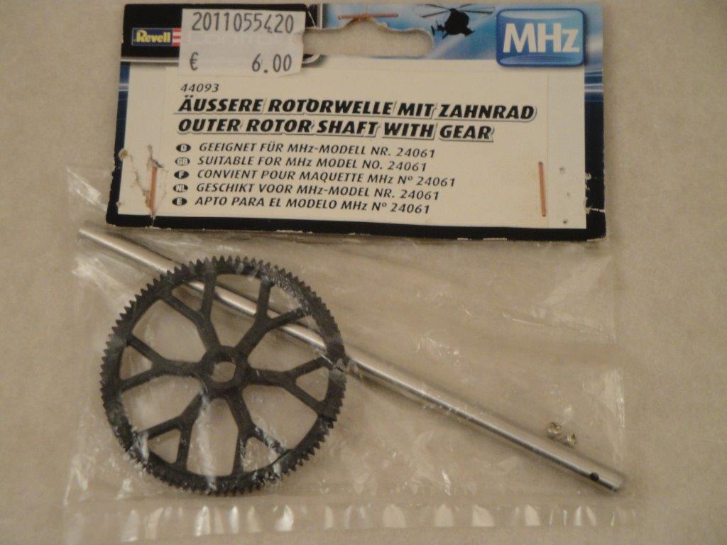 �ussere Rotorwelle+Zahnrad(24061), Revell 44093