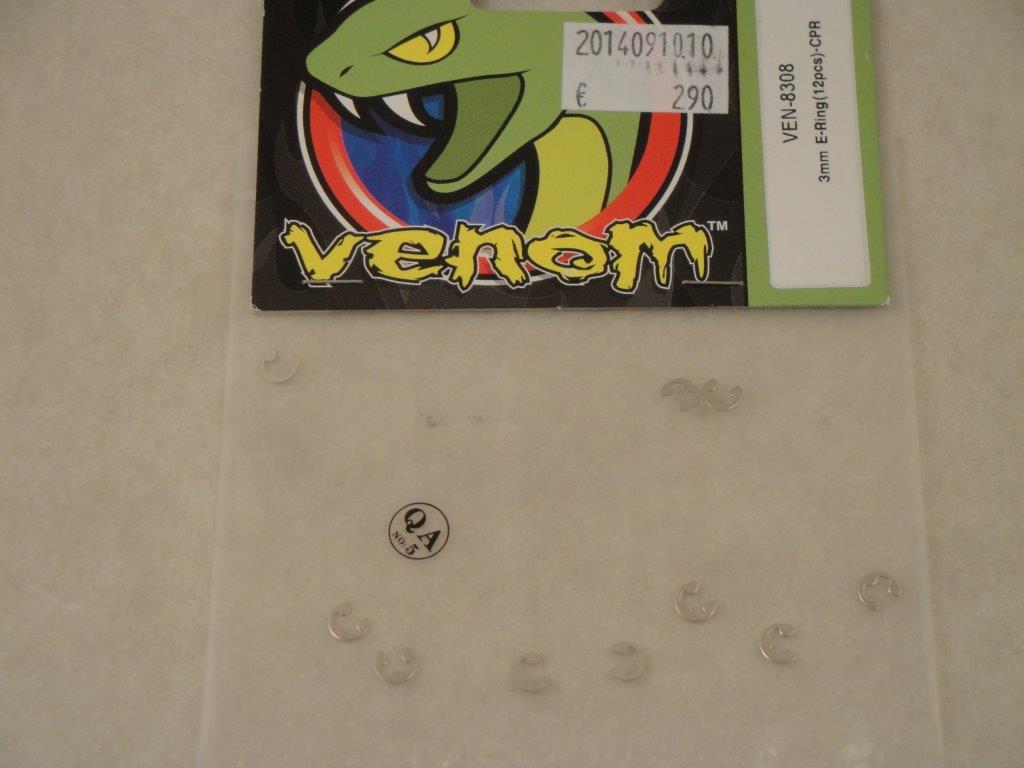 E-Ringe 3,0mm, (12Stk.), venom VEN8308