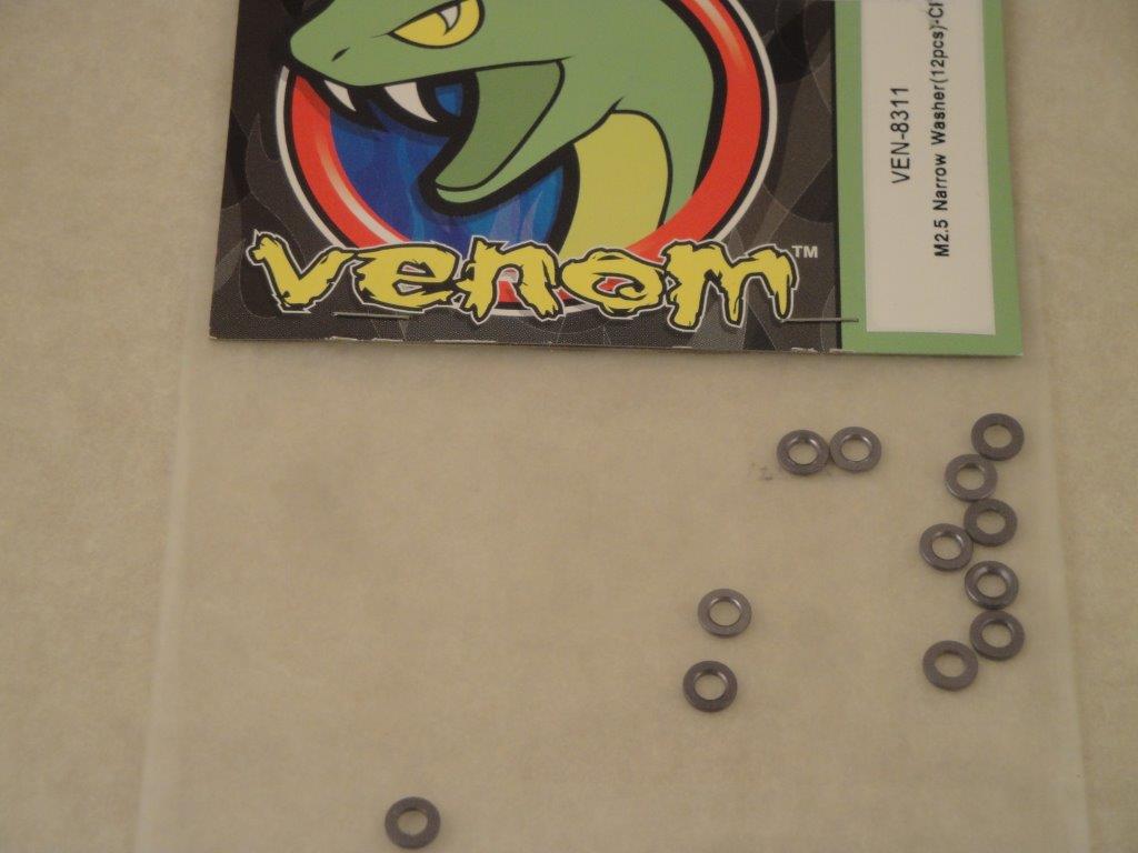U-Scheiben M2,5 x 0,8mm (12Stk.), venom VEN8311