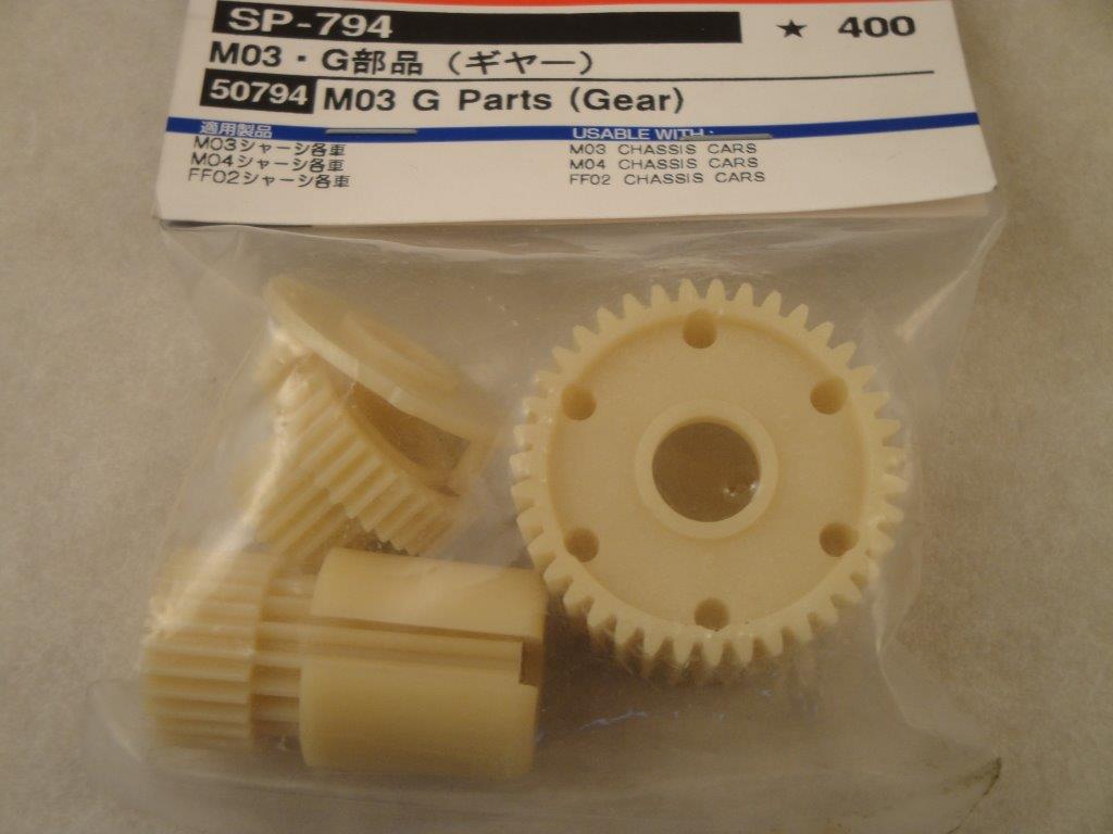 M-Chassis G-Teile Getriebe zu M03,M04,M05,FF02, Tamiya 50794