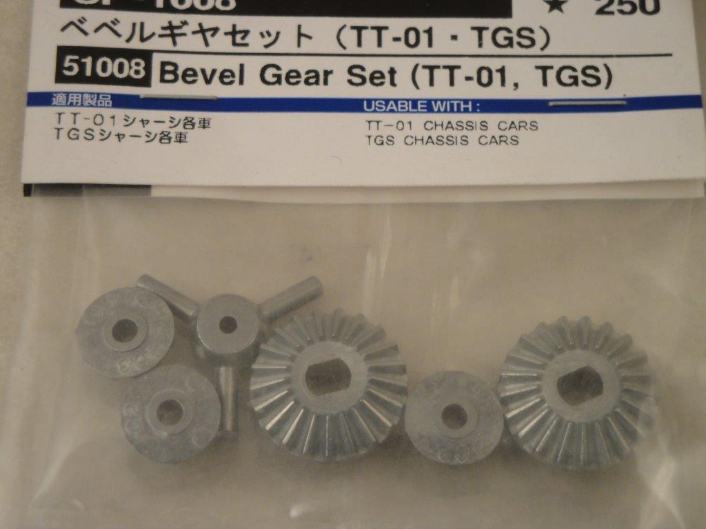 TT01 Differential-Zahnr�der zu TT-01, DF-02, TGS, Tamiya 51008