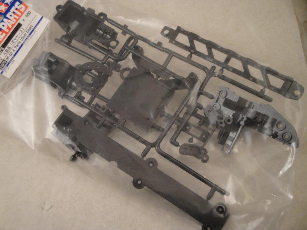 DF02 A-Teile Getriebegeh., D�mpferbr�cken zu DF-02, Tamiya 51075