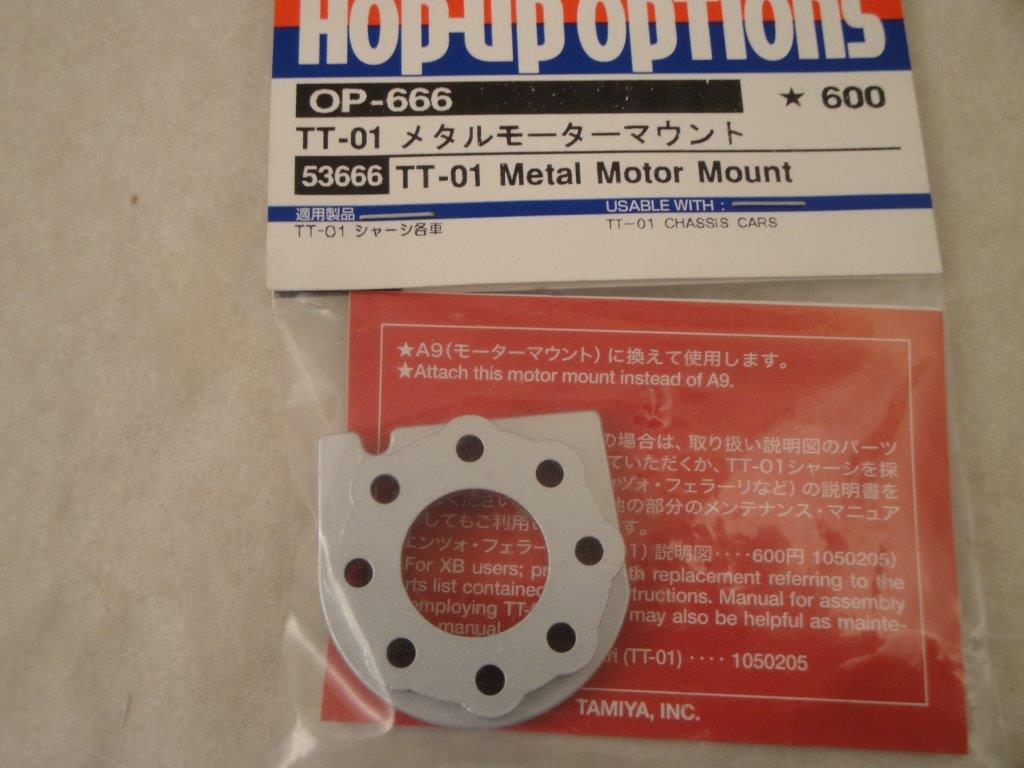 TT01 Motorbefestigung Metall zu TT-01, DF-02, Tamiya 53666