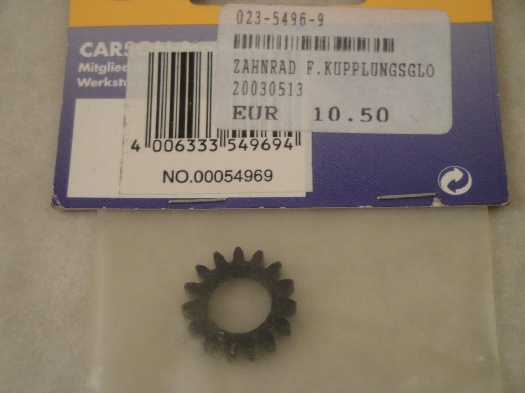 Zahnrad f�r Kupplungsglocke 15Z, CR (1 Stk.), Carson 54969