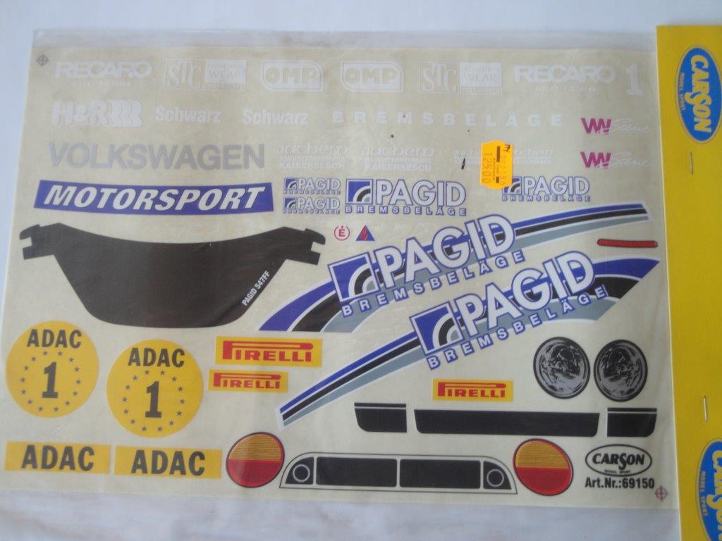 Dekorbogen VW New Beetle Cup, Carson 69150