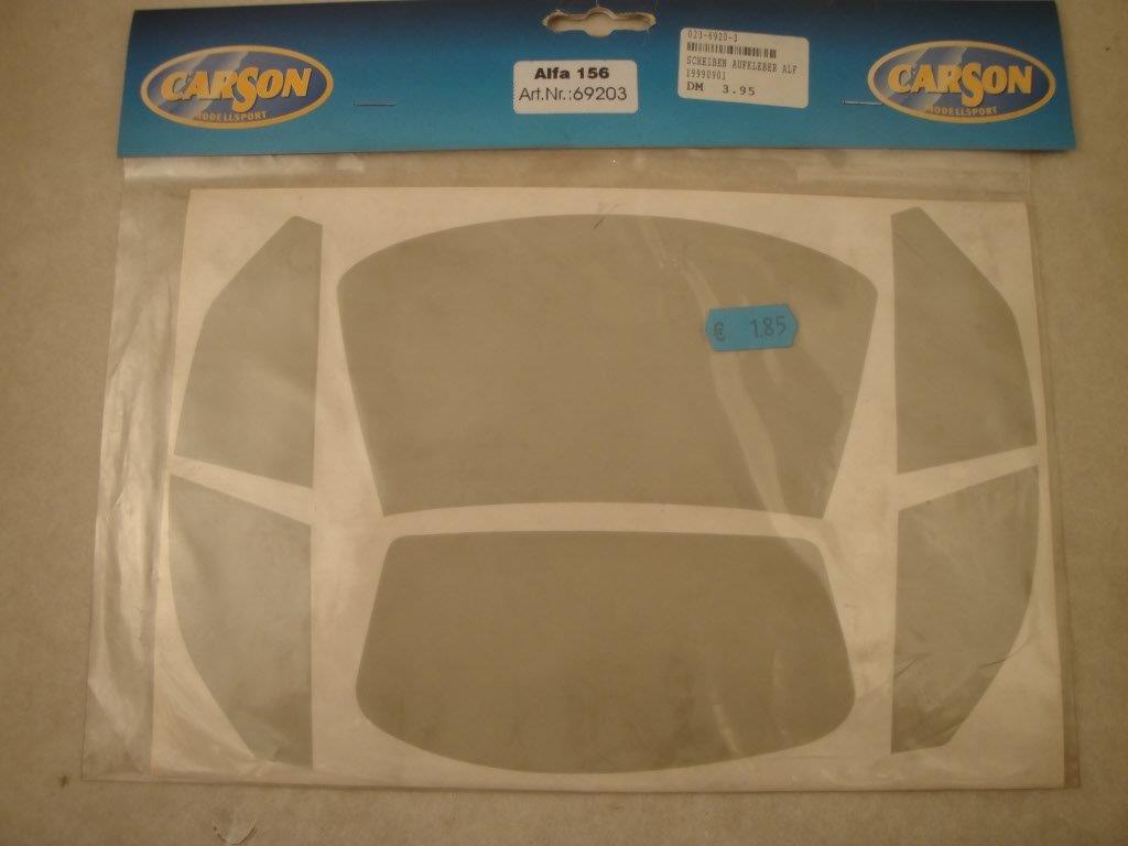 Scheiben Aufkleber Alfa Romeo 156 STW, Carson 69203