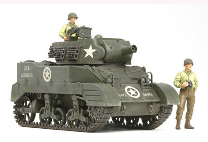 WWII U.S.M8 Haubitze m.Figuren (3),  1:35, Tamiya 35312