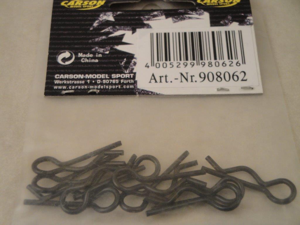 Karosseriesplinte gro� (1:8) 10Stk, Carson 908062